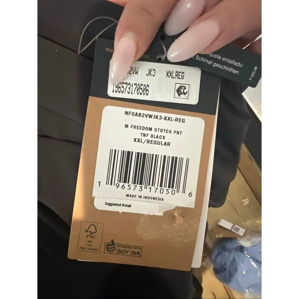 The North Face NWT Freedom Stretch Snow Pants Black XXL